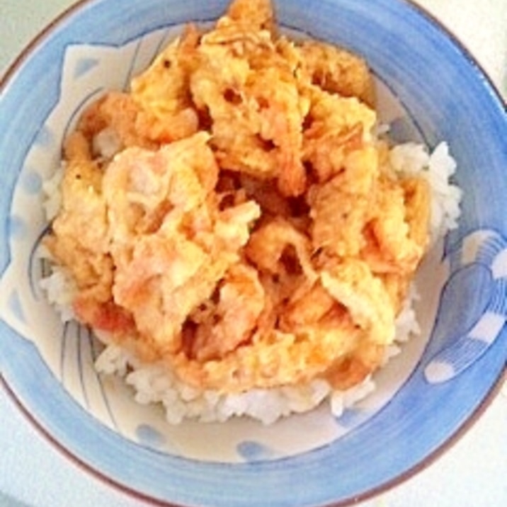 残った天ぷらで簡単天丼